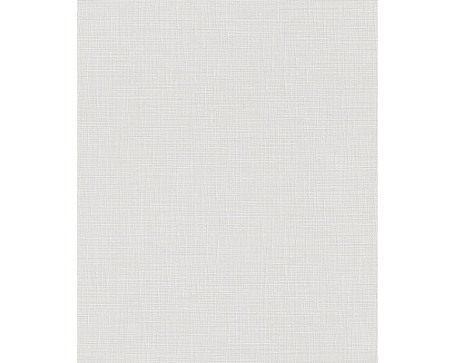 Papier peint intissé 161205 Wallton blanc Papier peint blanc avec une fine structure de tissu