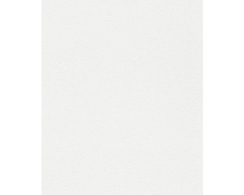 Papier peint intissé 161304 Wallton blanc Surface blanche finement structurée en arrière-plan.