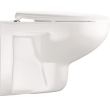 Ensemble de WC suspendu GROHE Bau Ceramic cuvette à fond creux sans bride de rinçage blanc 39351000-thumb-2