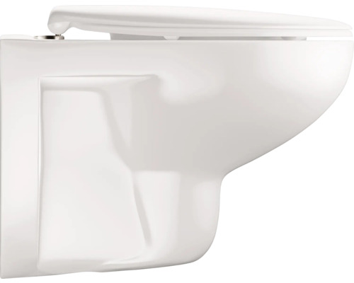 Wand-WC aus Keramik, Aufsicht