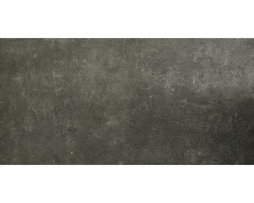 Carrelage sol et mur en grès cérame fin HOMEtek black Lappato 30 x 60 cm