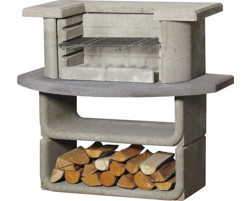 Buschbeck Grillbar Kingston H 101 cm Beton Arbeitshöhe 78 cm