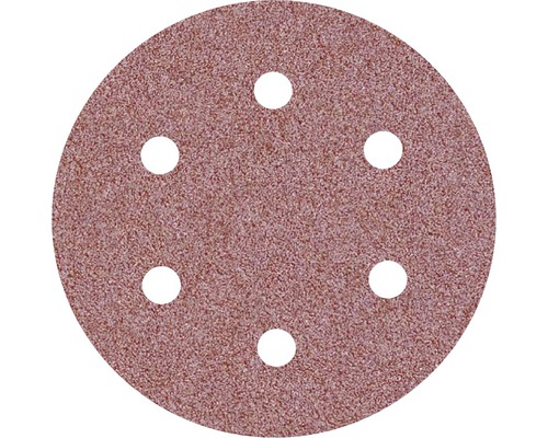 Disque à poncer velcro Menzer Ø225 mm, grain 36, 6 trous, corindon, lot de 10