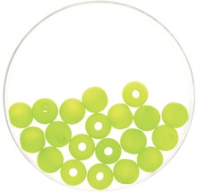 Perle Polaris grün matt 8 mm 15 Stück