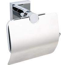 Dérouleur papier toilette tesa HUUK avec couvercle chrome-thumb-0
