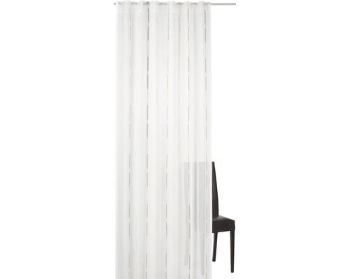 Vorhang mit Gardinenband Calypso braun 140x255 cm