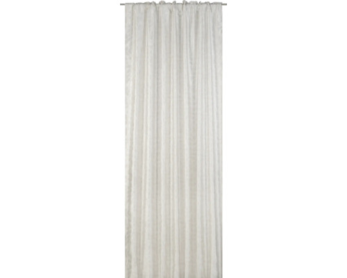 Rideau avec ruban de rideau Dacapo blanc 140x255 cm