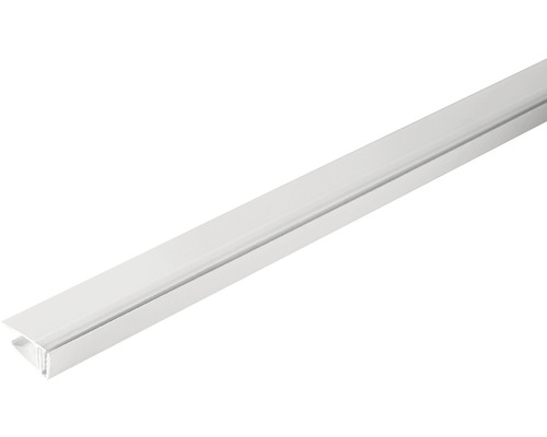 Baguette de finition plastique blanc clipsable pour épaisseurs de panneau 8  - 10 mm 10x22x2600 mm - HORNBACH Luxembourg
