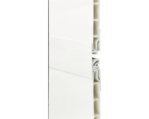 Baguette de liaison en PVC blanc 2600 x 27 mm
