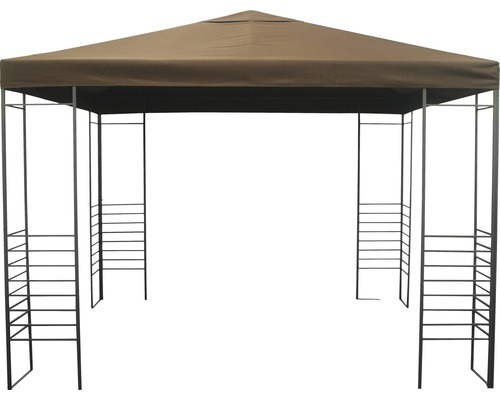 Pavillon mit Metallgestell und Stoffdach