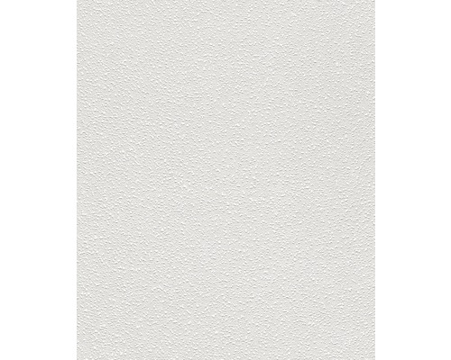Papier peint intissé 177412 Wallton blanc Structure d''enduit blanche pour l''intérieur et l''extérieur