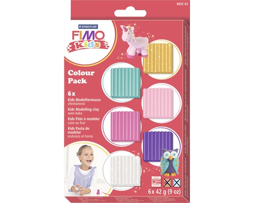 FIMO kids Colour Pack rose vif 6 x 42 g