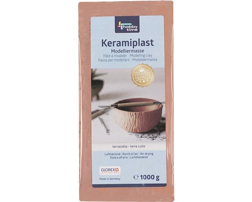 Modelliermasse Keramiplast terracotta 1000 g