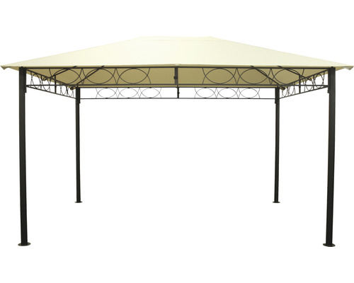 Pavillon mit Metalldach und Verzierungen