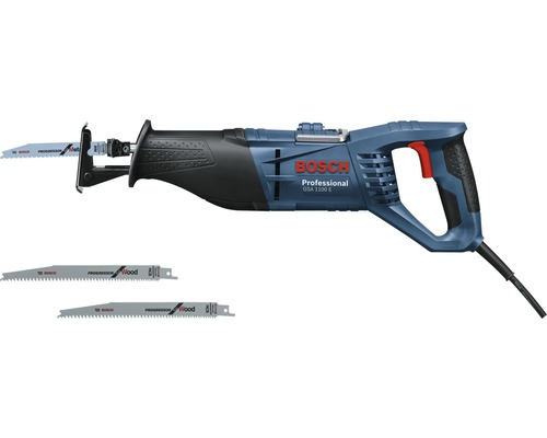 Scie sabre Bosch Professional GSA 1100 E avec boîte à outils et 3x lames de scie sabre