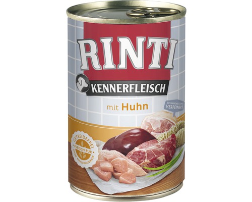 Pâtée pour chien RINTI poulet 400 g-0