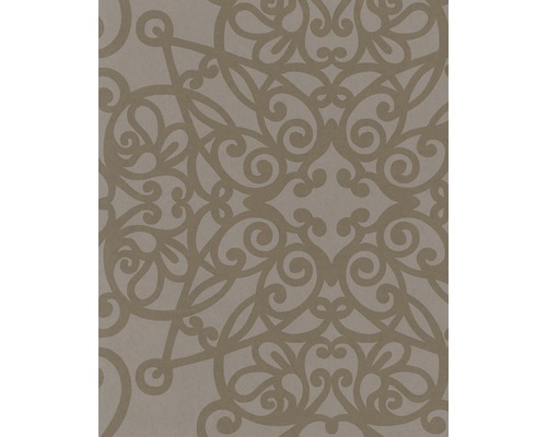 Papier peint intissé 58605 Catania Ornemental brun Papier peint avec motifs ornementaux