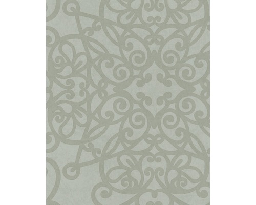 Papier peint intissé 58608 Catania Ornemental vert Papier peint avec motif floral