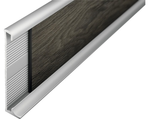 Sockelleiste Aluminium silber 11x100x2700 mm