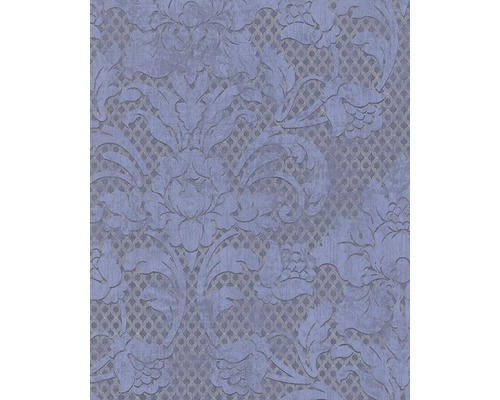 Papier peint intissé 58631 Catania Ornemental bleu Papier peint avec motifs floraux et ornements