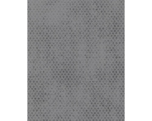 Papier peint intissé 58632 Catania graphique gris Papier peint gris à motif losanges