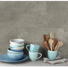 Lambris en PVC GX Wall+ Grey Slate Concrete 5x300x600 mm-thumb-0