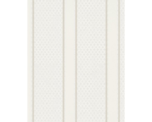 Papier peint intissé 58640 Catania Streifen blanc beige