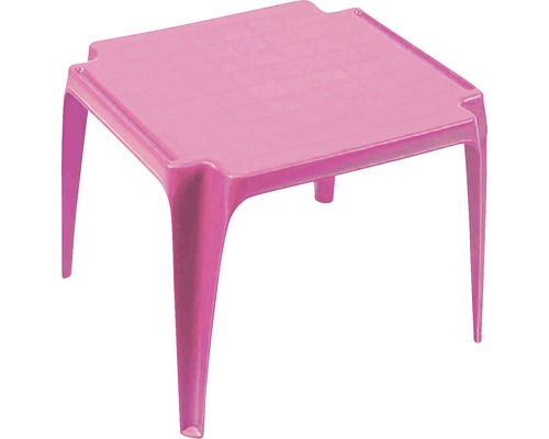 Table pour enfants Tavolo Baby en plastique 56 x 52 x 44 cm rose vif