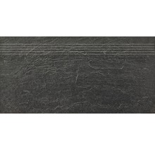 Marche d'escalier Cliff noir 30x60 cm-thumb-0