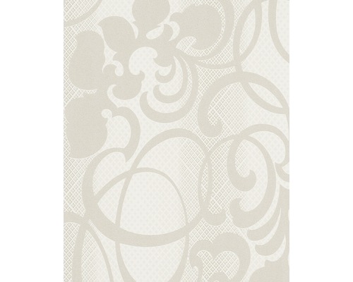 Papier peint intissé 58642 Catania ornement beige crème Papier peint à motif floral