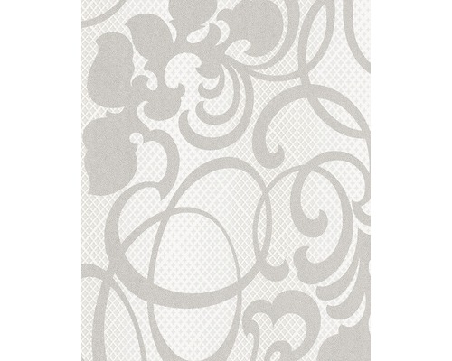 Papier peint intissé 58645 Catania Ornemental grège Papier peint à motif floral