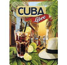 Panneau en tôle Cuba Libre 30x40 cm-thumb-0