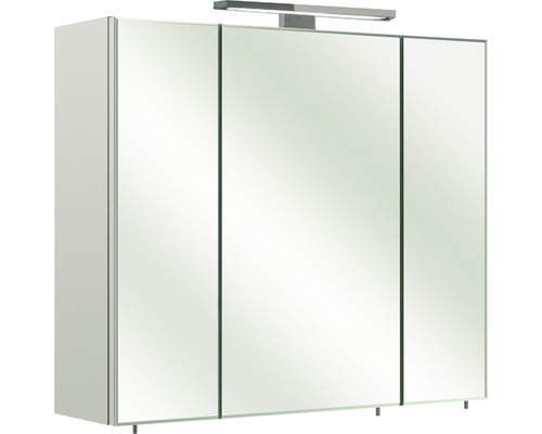 Armoire de toilette Pelipal Grado 70 x 20 x 60 cm blanc 3 portes led IP 44