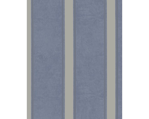 Papier peint intissé 58658 Catania rayures bleu Papier peint à rayures verticales