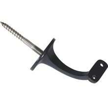 Support de rampe avec vis pour fixation sur un mur ou un poteau