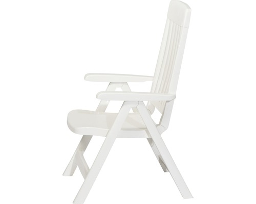 Gartenstuhl aus Kunststoff mit Armlehne