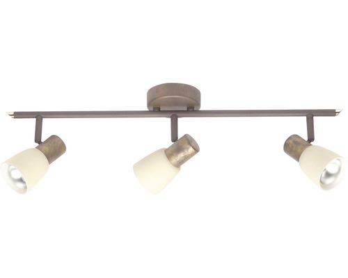 Plafonnier avec trois spots