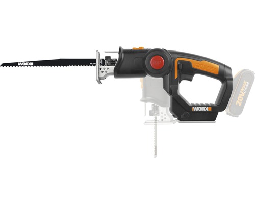 Worx Akku-Reciprosäge mit Sägeblatt