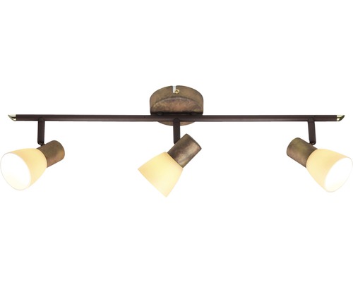 Plafonnier avec trois spots