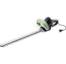 Elektrische Heckenschere mit Schutzvorrichtung und Netzkabel