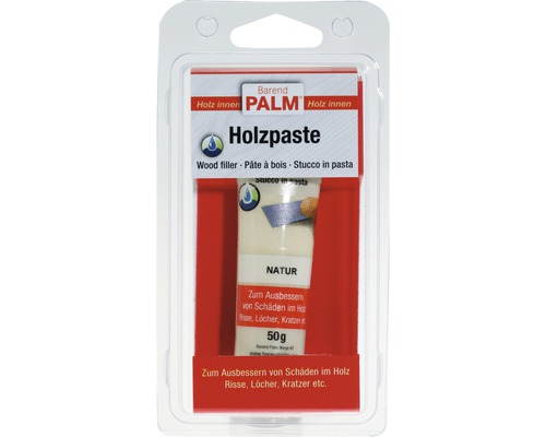 Pâte à bois Barend PALM naturel 50 g Pâte à bois pour réparer les dommages à l''intérieur, 50 grammes