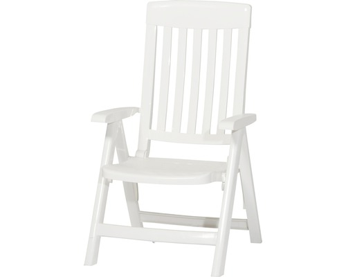 Chaise pliante Palma Sieger plastique blanc