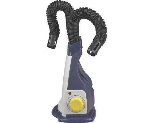 Sèche-chaussures avec deux tuyaux flexibles