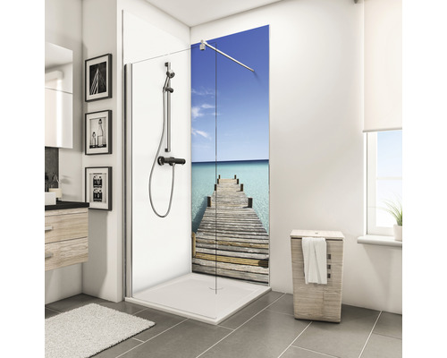 Panneau mural de douche SCHULTE DecoDesign passerelle maldives 210 x 90 cm D1900921 636 210-0