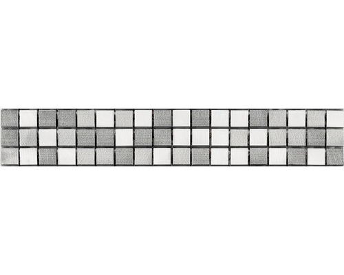 Bordure en métal MB-51305, gris, 30,5 x 4,9 cm