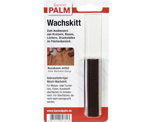 Barend Palm Kit de réparation de cire noyer pour réparer les rayures et les fissures