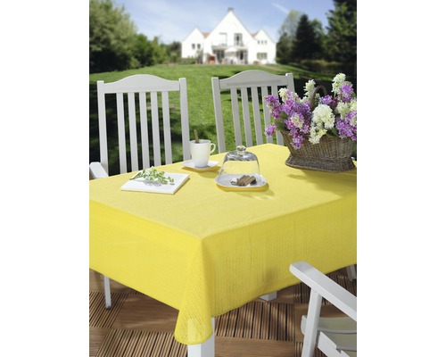 Gartentischdecke gelb 130x160 cm