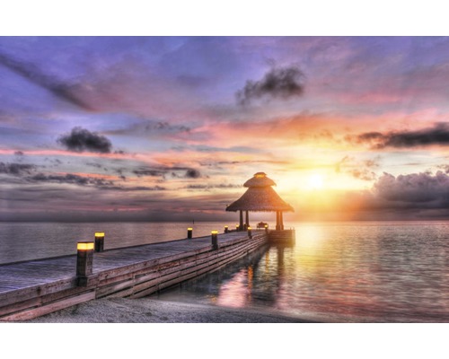Papier peint panoramique intissé 18026 Maldives Sunset 7 pces 350 x 260 cm