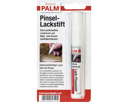 Pinceau stylo de peinture transparente Barend Palm brillant satiné