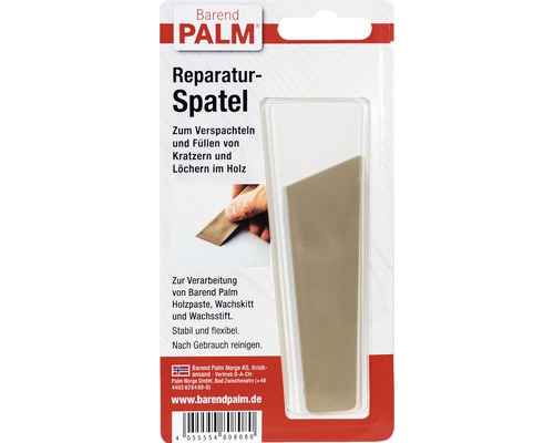Spatule de réparation Barend Palm pour réparer les rayures et les trous dans le bois